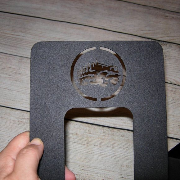 2 Heavy Steel Metal Bookends - Big Dump Trucks Cut Outs - Picture 6 of 6